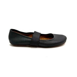 Gentle Souls Kenneth Cole | Gabby Black Leather Mary Jane Flats Size 8